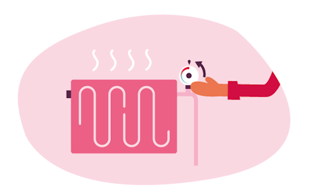 Stap 1: Draai alle radiatorknoppen in je huis volledig open.