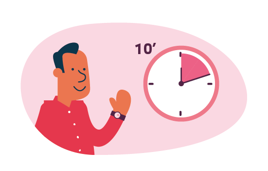 Étape 3: Attendez 10 minutes.