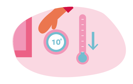 Étape 4: Réglez votre thermostat en position la plus basse.