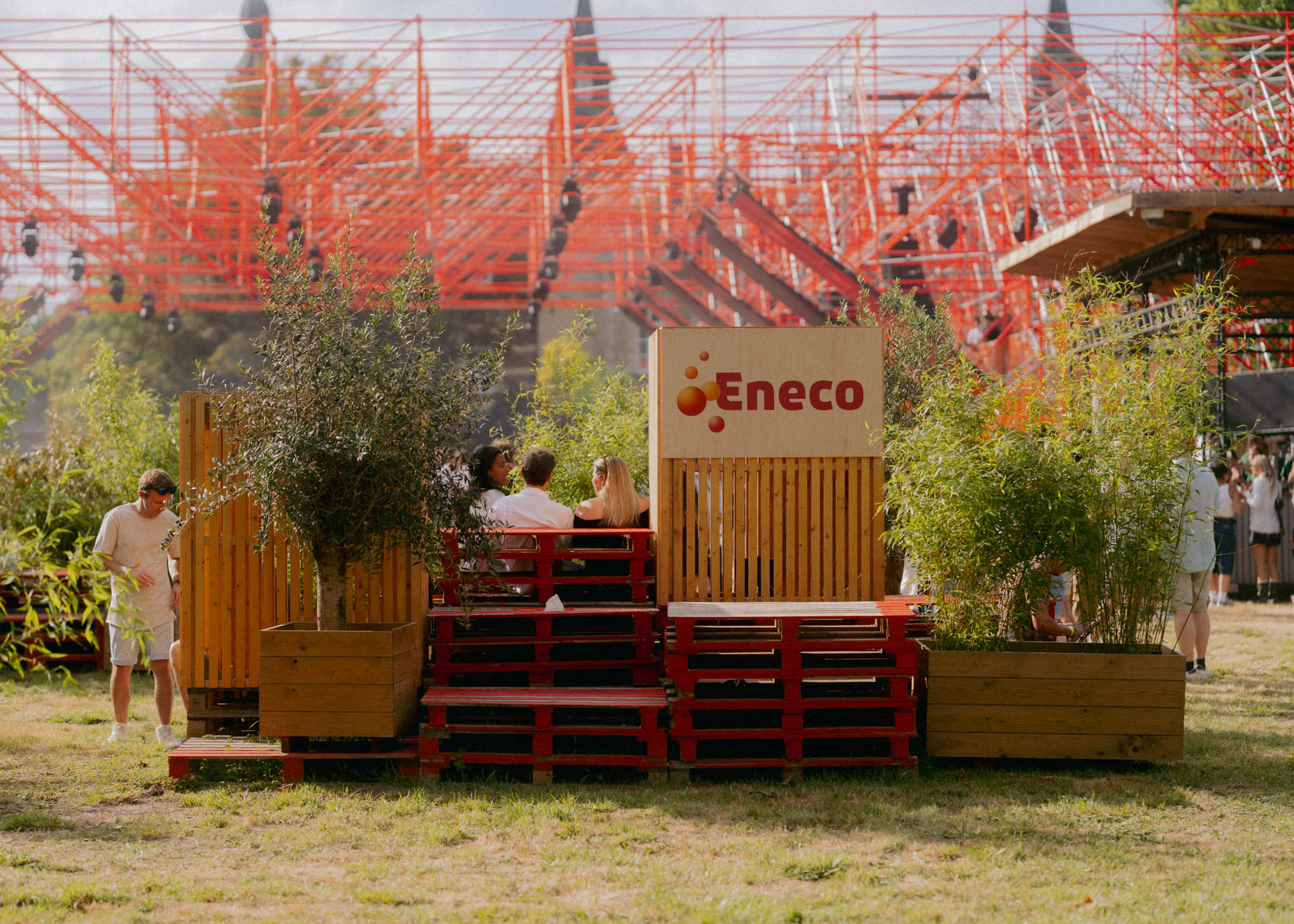 Le stand Eneco lors de Paradise City 2025