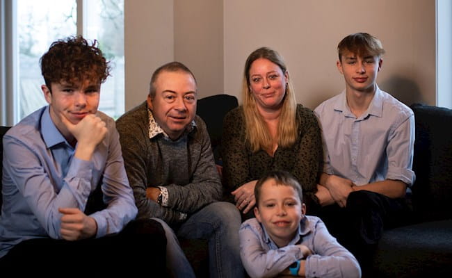 Elke avec sa famille