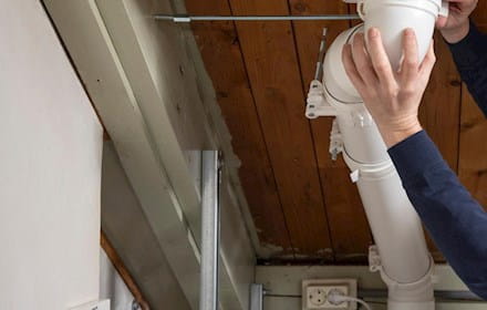 Eneco monteur in huis